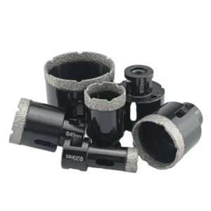 1 Pcs M14 Thread Diamond Dry Vacuum Brazed Drilling Core Bits Set for Porcelain Tiles Granite Marble Hole Saw Tools