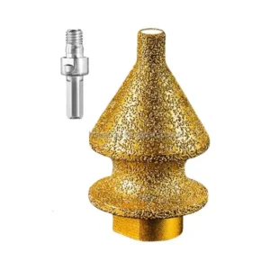 10-38mm M14 Vacuum Brazed Umbrella Diamond Profiling Bit for Angle Grinder Marble Granite Stone Edge Chamfer and Radius Shaping