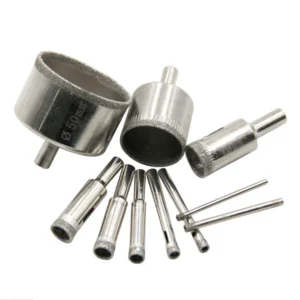 10 pcs 3 50mm Diamond Drill bit for Glass Tile Glass Hole Saw Drill Bits for Glass Tile Drilling