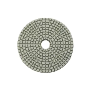 100mm 3 Step Wet Diamond Polishing Pads Durable Abrasive Pads Marble Granite Engineered Stone Concrete