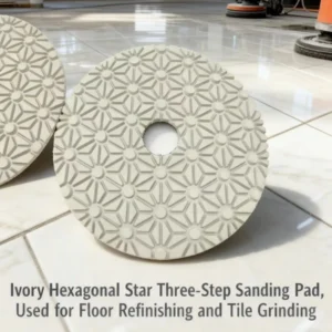 100mm 3 Step Wet Dry Fine Abrasive Diamond Polishing Pad for Concrete Floor Grinding Angle Grinder Polishing