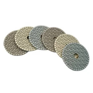 100mm 3 Steps Wet Floor Polishing Pads or Diamond Grinding Disc