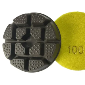 100mm 3.0mm Thick Resin Diamond Polishing Pads High Hardness Abrasive Disc Concrete Floor Grinding OEM Customizable 1
