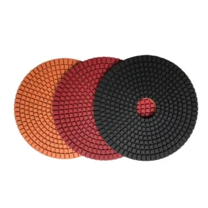 100mm 3.0mm Thickness Diamond Wet Polishing Pad for High-Hardness Copper Bond Resin Marble Floor