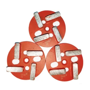 100mm 4 Segments 30# 50# 100# 150# Concrete Floor Metal Diamond Round Abrasive Disc Medium Hardness OEM