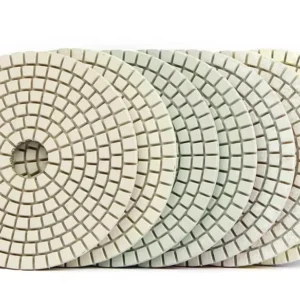 100mm 4inch Diamond Wet Polishing Pad 50 3000# Grit for Marble Granite Stone & Concrete Floor Buffing Pads