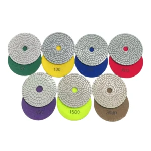 100mm 50-3000 Grit Wet Polishing Grinding Tools Diamond Polishing Marble Polishing Diamond