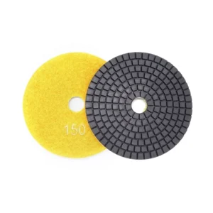 100mm Diameter Diamond Sponge Polishing Pad Customizable OEM Granite Stone Floor Concrete Marble Buffing Pads