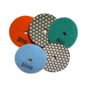 100mm Diamond Dry Polishing Buffing Pads Grit #50 Sanding Disc Stone Polisher Pad for Granite Marble