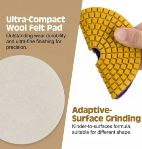100mm Diamond Polishing Pads for Granite 4inch Diamond Pads Resin Pads for Stone