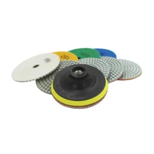 100mm Industrial Diamond Buffing Pads for Car Bodies Marble Granite Wet Polishing OEM
