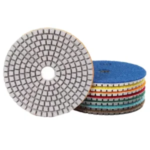 100mm Resin Dry Wet Polishing Pad for Concrete Stone Diamond Grinding Disc