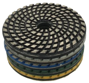 100mm Sharp Sintered Diamond Abrasive Pad for Dry Grinding & Polishing Stone Granite Concrete Floors OEM