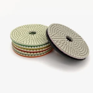 100mm Star Shape Gray 3 Step Diamond Polishing Pads Dry Wet Use OEM Available for Marble