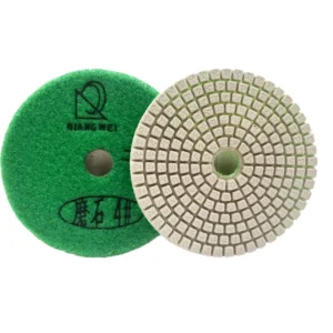 100mm Wet Used Flexible Diamond Polishing Pads for Angle Grinder