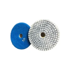 100mm Wet or Dry Angle Grinder Diamond Polishing Pads for Engineered Stone Granite Marble Quartz