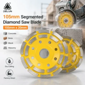 105mm X 20mm Segmented Diamond Saw Blade for Concrete Brick Block Masonry Dry Cut Jobs