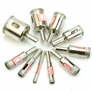 10pcs Diamond Drill Bits Extractor Remover Tools Hole Saws for Glass Porcelain Ceramic Tile
