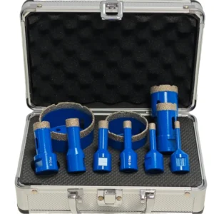 10pcs Vacuum Brazed M14 5/8-11 Diamond Core Drill Bits Stone Drilling Tool for Glass Tile Porcelain Granite Marble Hole Cutter