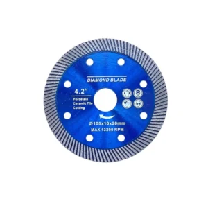 115mm 4.5 Inch Diamond Cutting Disc Super Thin for Porcelain Tile Turbo Mesh Design Fast Cutting Support Customization