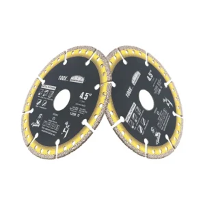 115mm All Purpose Diamond Cut-Off Saw Blade Ti-Coated Hot Press Process for Metal Rebar Stainless Steel Marble Granite