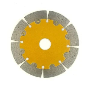 115mm Industrial Grade Dry Cut Circular Concrete Saw Blade with Protective Teeth V groove Wall Diamond OEM Customizable