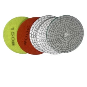 125 mm Wet Diamond Polishing Buffing Pads for Granite OEM Customized Support