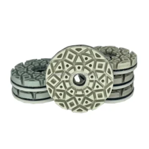 125mm Diamond Tools Factory 5 Inch Snail Lock Diamond Polishing Pads for Granite