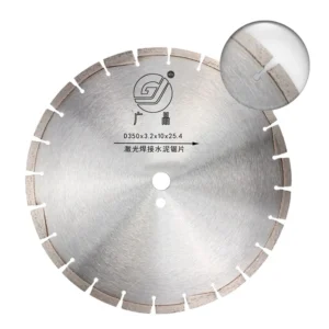 14 Inch 350 Millimeter Diamond Saw Blades for Cutting Concrete Pavement and Reinforced Concrete Work