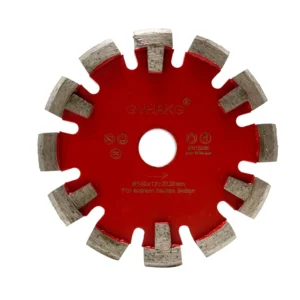 140x17x22.23mm 17mm Thickness Wall Floor Heating V Shaped Groove Cutter Diamond Tuck Point Saw Blade for Cutting Concrete Cement