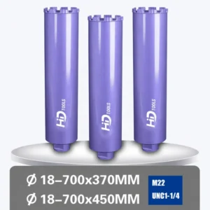 18 700mm Diamond Core Drill Bit for Laser Welding in Reinforced Concrete Brick Walls