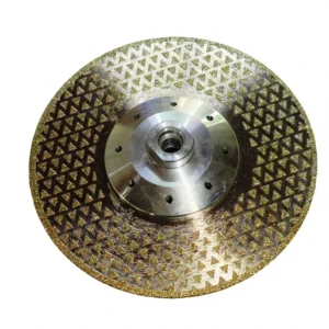 180mm Industrial Grade 7inch Electroplated Diamond White Saw Blade OEM Customized Cutting Granite Marble Concrete Construction