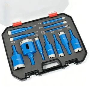 1Set/12PCS 6-35mm M14 Thread Vacuum Brazed Diamond Core Drill Bits Set for Marble Ceramic Porcelain Tile Cutting