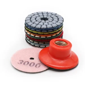 2 Inch 55mm Flexible Customized Diamond Polishing Pads For Granite And Marble Dry Polishing