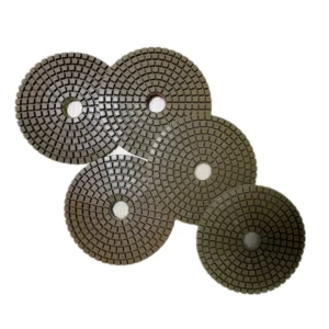 2.5MM Thickness Diamond Grinding Tools 4 Inch Stone Abrasive Polishing Pads for Granite Gemstone