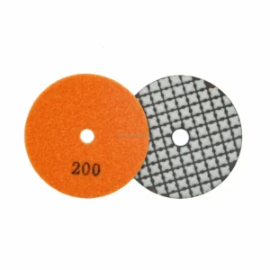 200# 100mm Stone Resin Polishing Pads Abrasive Tools for Marble Granite