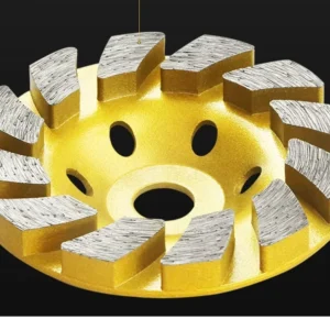 22.23mm Diamond Cup Disc Grinding Wheel 5” 125mm Bore Vitrified Ceramic Bonded for Marble Stone Concrete Abrasive Pad