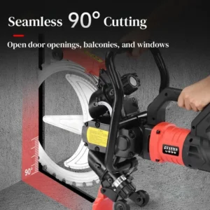220V Circular Saw Concrete Groove Cutting Wall Router High Power Engineering Industry Wall Cutter Machine