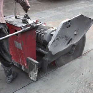 22KW 380V 2 in 1 Diamond Wire Saw Machine Combined Road Cutter for Concrete Cutting Road Cutting