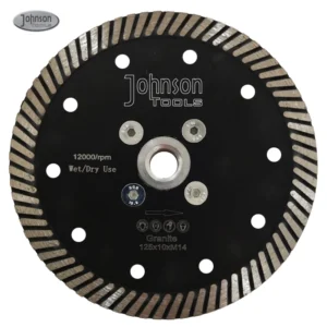 230 Hot Pressed Granite Concrete Diamond Cutting Saw Blade Turbo Diamond Saw Blade with M14 or 5/8″-11 Flange