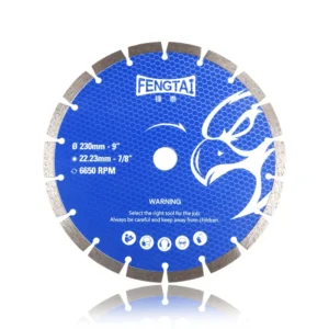 230mm Hot Press Segmented Diamond Saw Blades for Cutting Concrete Granite Marble 2.5mm Thickness DIY Grade OEM Available
