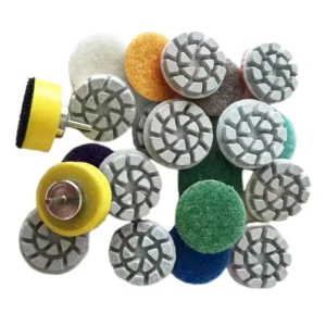 25 mm Mini Diamond Polishing Pads Marble Granite Gemstone Grinding Wheel Polishing Flexible Resin Sanding Disc Self Adhesive