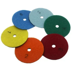 3″/4″ Dry Diamond Polishing Pad 80mm/100mm Stone Grinding Wheel Granite Marble Flexible Resin Sanding Disc Model ZY019