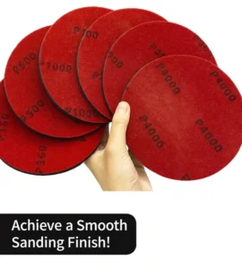 3 5 6 Inch Silicon Carbide Hook Loop Sanding Discs High Grit P3000 P4000 Wet Dry For Auto Polishing Wood Furniture Finishing
