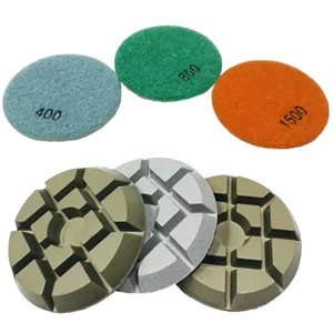 3″ Grit #100-10000 Wet or Dry Use Diamond Floor Polishing Pads for Granite Marble Terrazzo Concrete