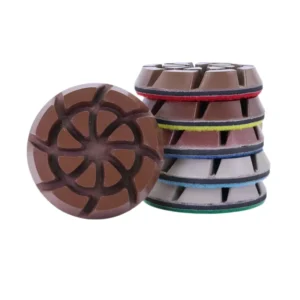 3 Inch 80mm Diamond Polishing Pads 10mm Thick Resin Bond Concrete Polishing Pad Dry Wet Use for Stone Cement Floor Grinder