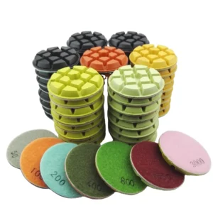 3 Inch Diamond Concrete Polishing Pads Abrasive Tools Wet Granite Marble Diamond Polishing Grinding Disc for Terrazzo