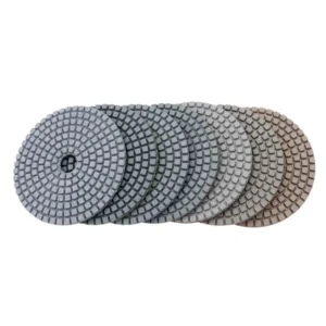 3 Inch Dry Diamond Polishing Pads Grit 50-3000 High Precision ≤0.005mm RoHS Certified Buffing Set