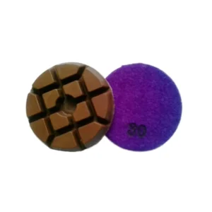 3 Inch Typhoon Copper Bond Diamond Floor Polishing Pad 10mm Thickness Abrasive Pad