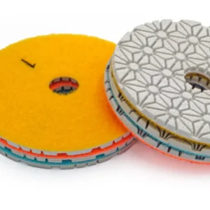 3-Step Diamond Wet Polishing Pads for Stone Polishing